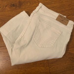 Hollister Skinny White Jeans Diamond